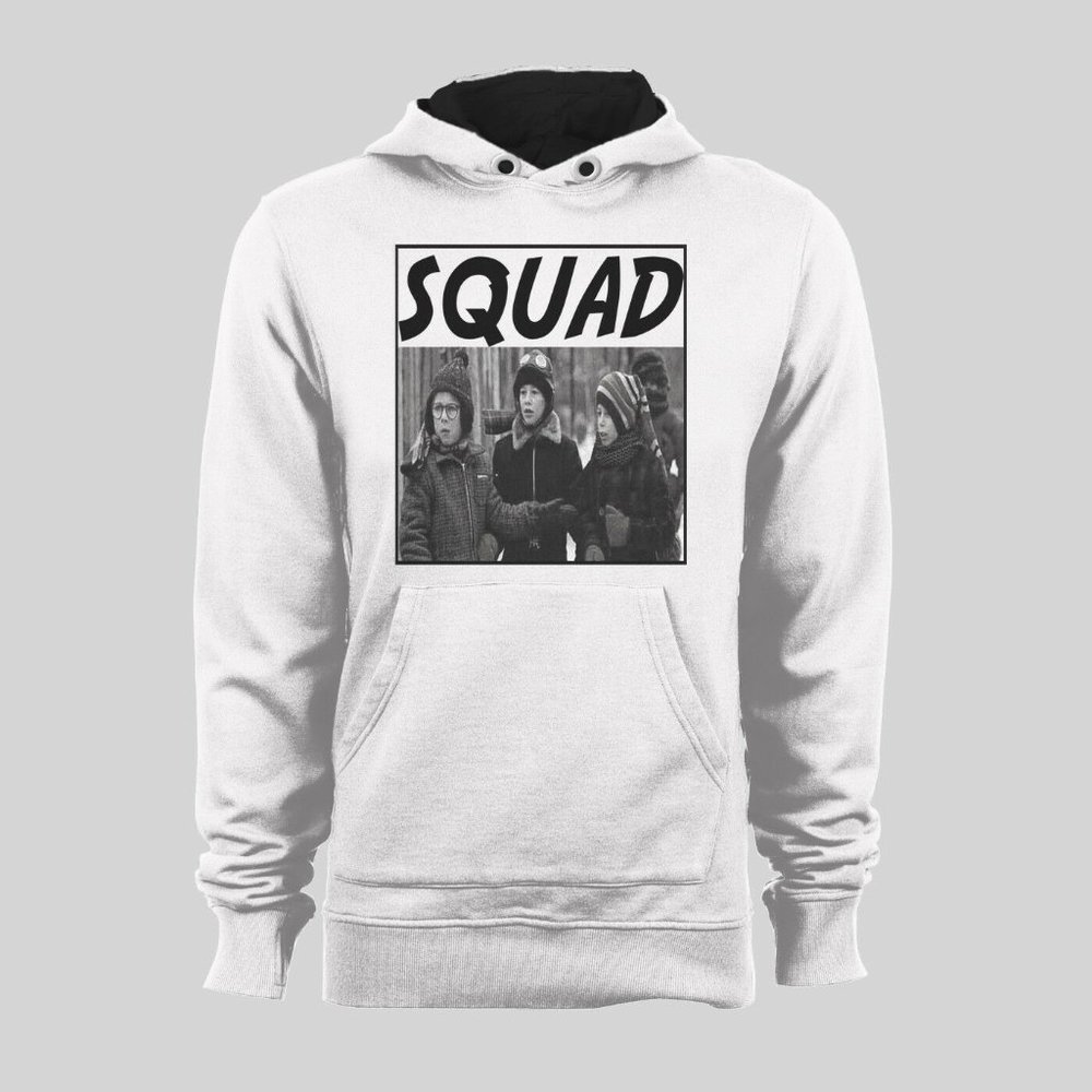 A CHRISTMAS STORY SQUAD PARODY WINTER HOODIE RARE